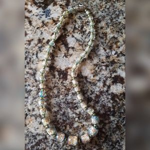 Vintage graduated bead necklace